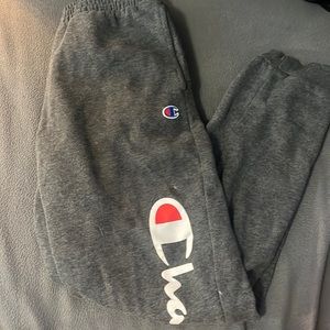champion, sweat pants!